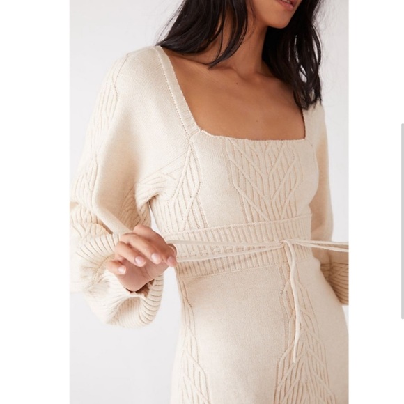 Free People Cream Knit Dress - Picture 5 of 7
